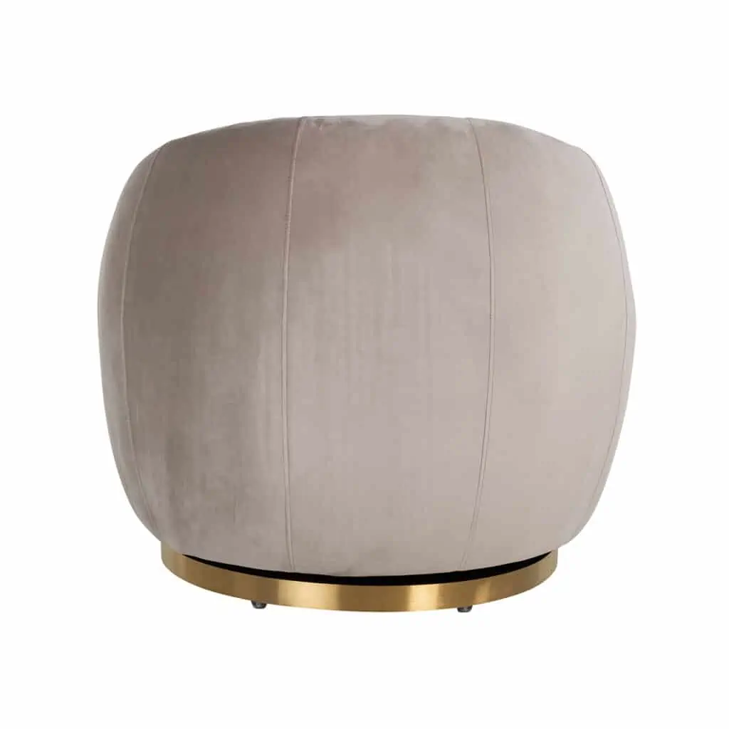 - Lounge stoel Jago khaki velvet