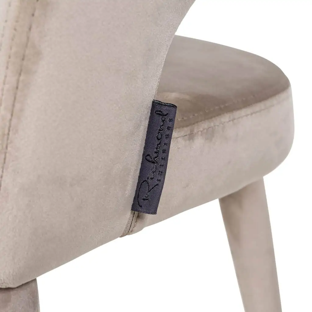 - Eetkamerstoel Gia khaki velvet fire retardant