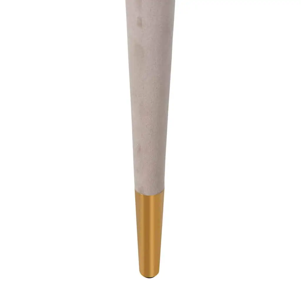 - Eetkamerstoel Gia khaki velvet fire retardant