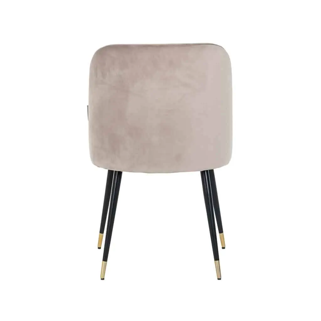 - Eetkamerstoel Alicia khaki velvet fire retardant