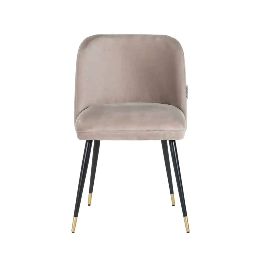 - Eetkamerstoel Alicia khaki velvet fire retardant