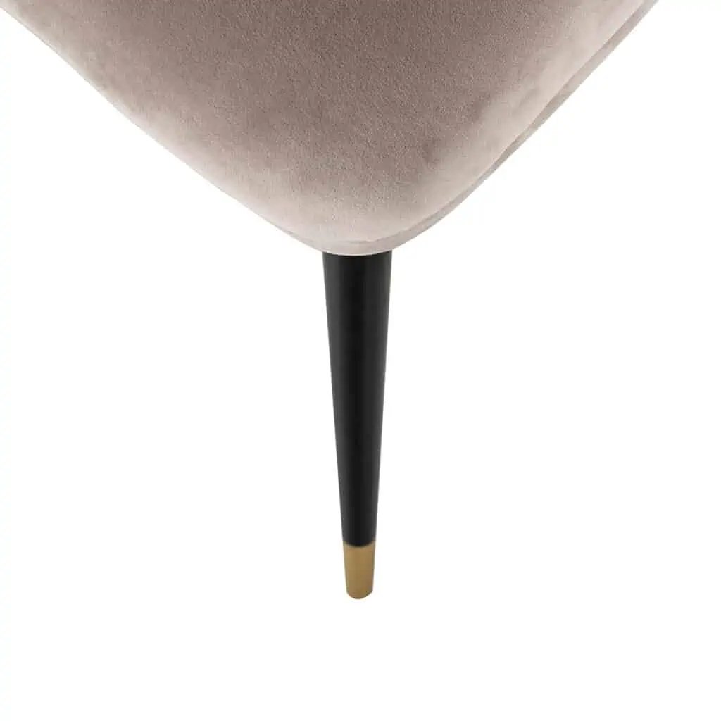 - Eetkamerstoel Alicia khaki velvet fire retardant