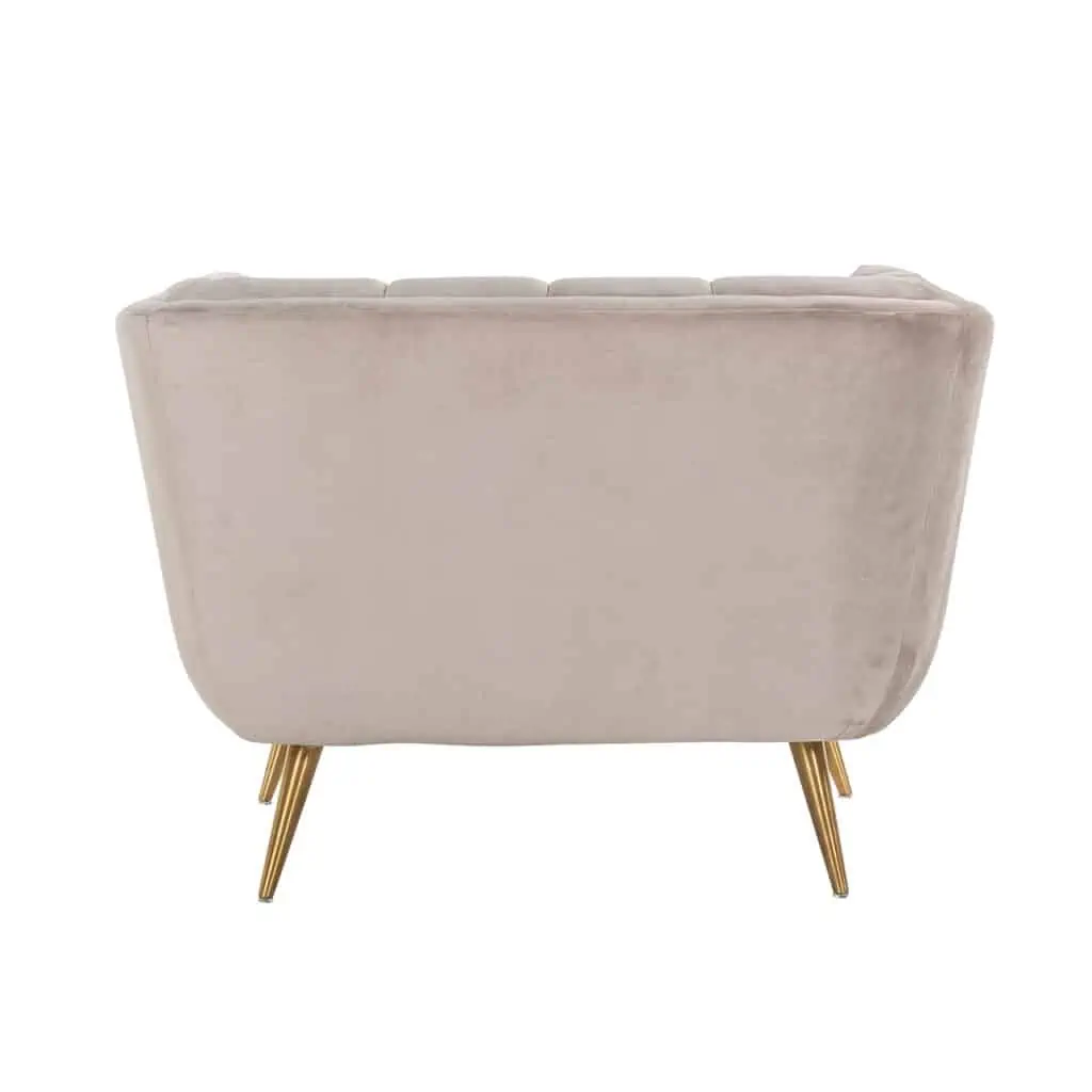 - Lounge stoel Huxley khaki velvet