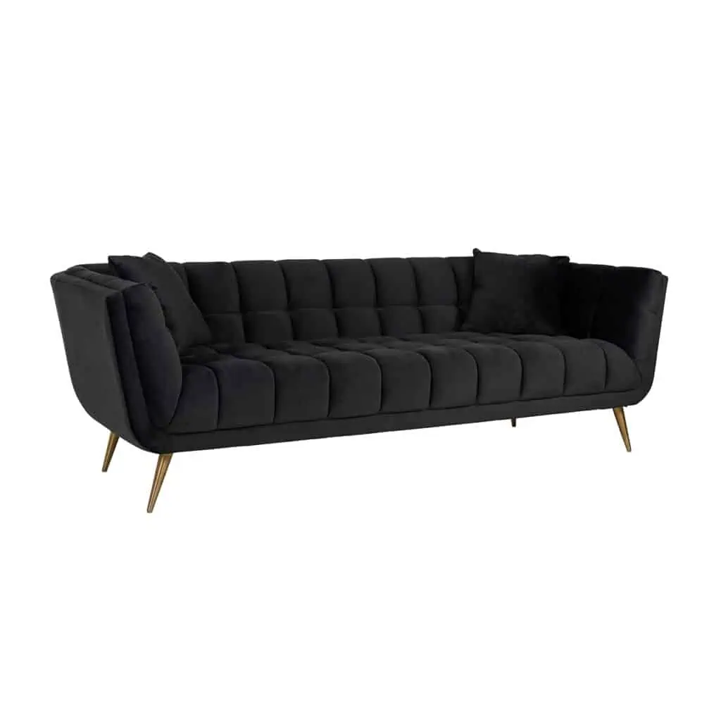 - Bank Huxley anthracite velvet