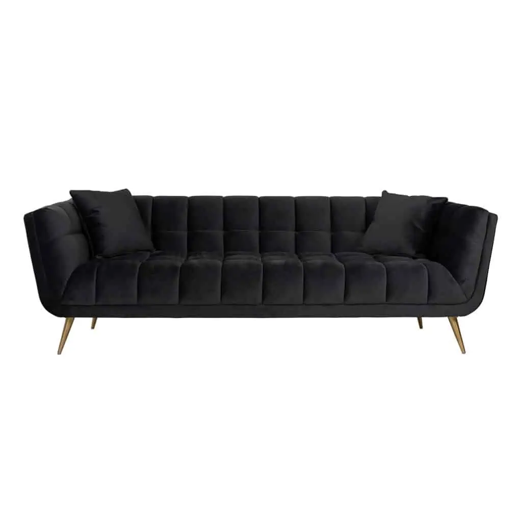 - Bank Huxley anthracite velvet