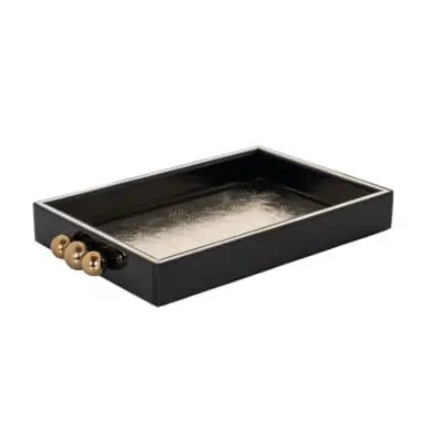 - Dienblad Liv black/gold
