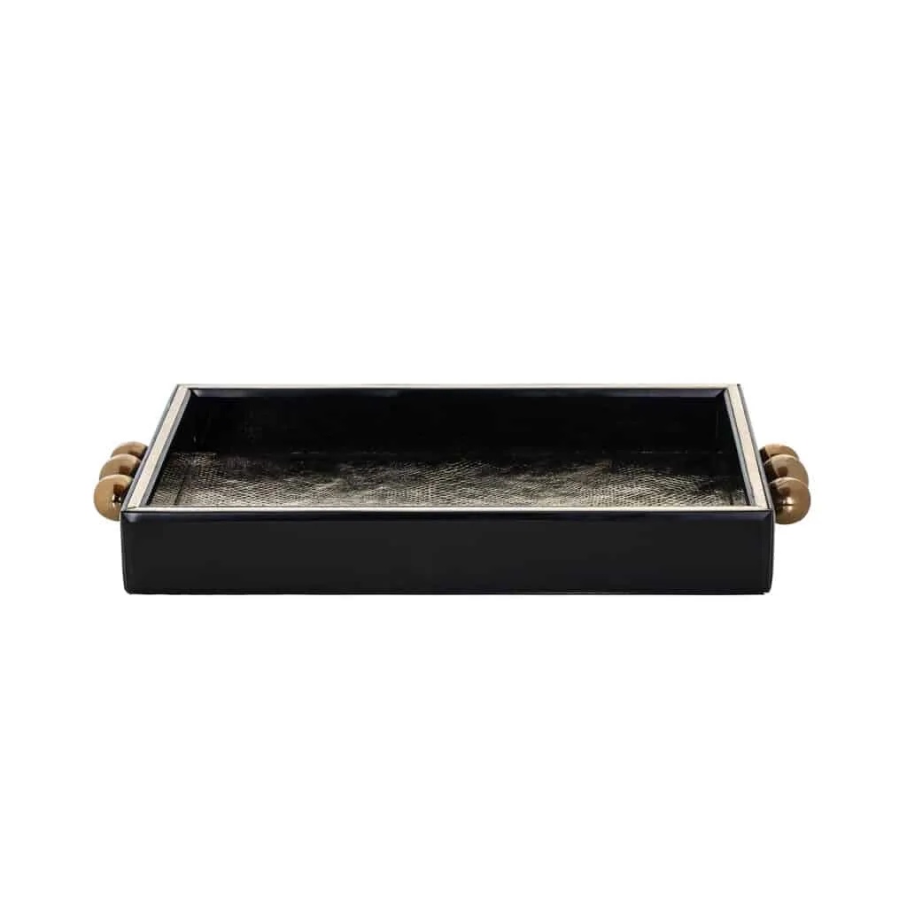- Dienblad Liv black/gold