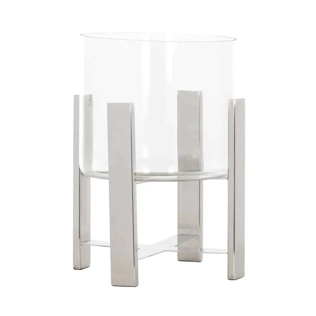 - Windlicht Tiko silver