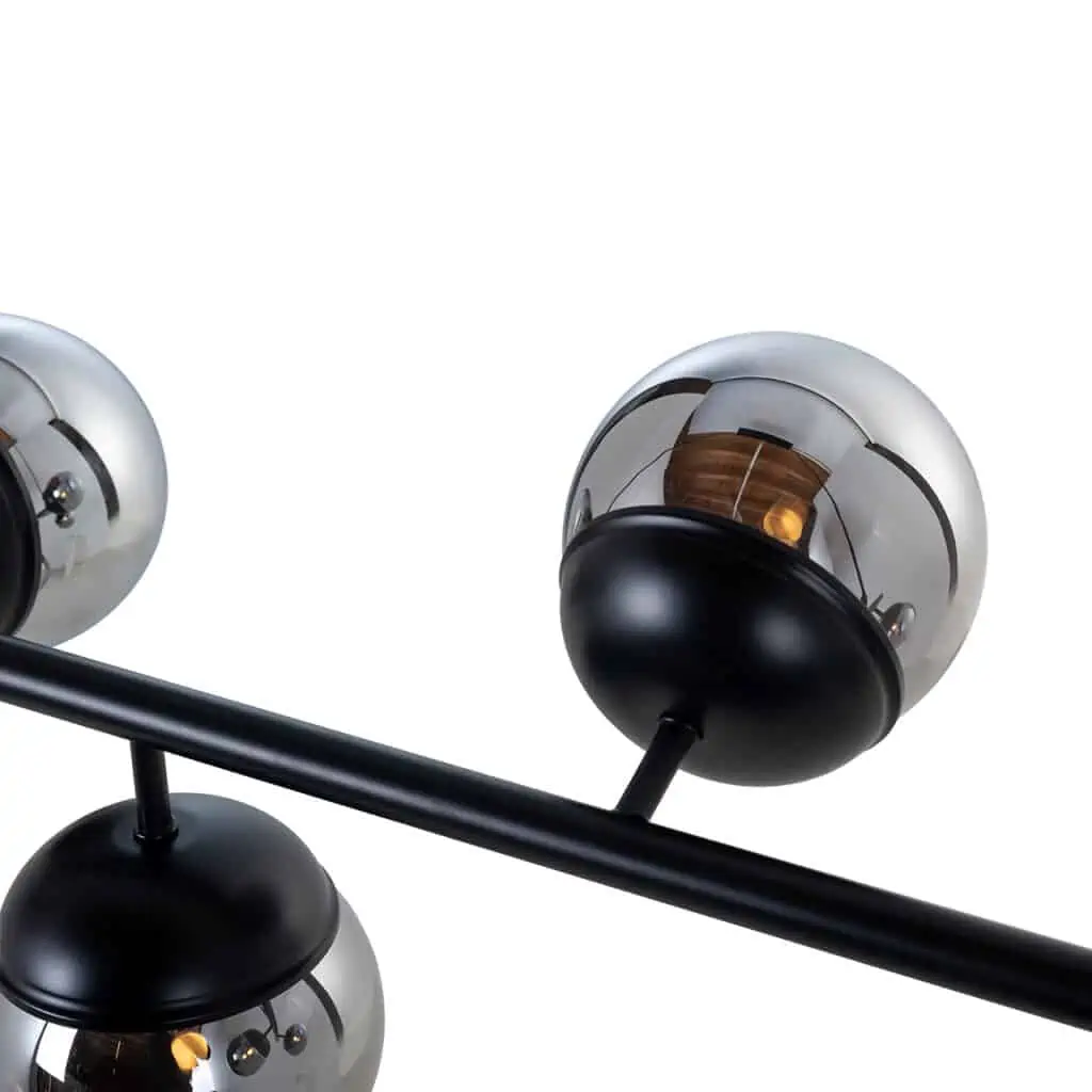 - Hanglamp Bente black smoked
