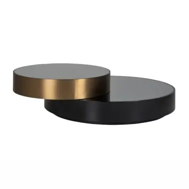 - Salontafel Slice black/gold