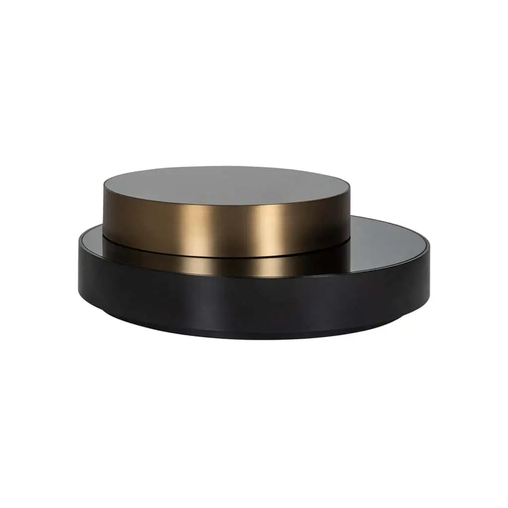- Salontafel Slice black/gold