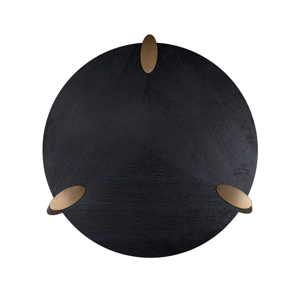 - Salontafel Brody charcoal 100Ø