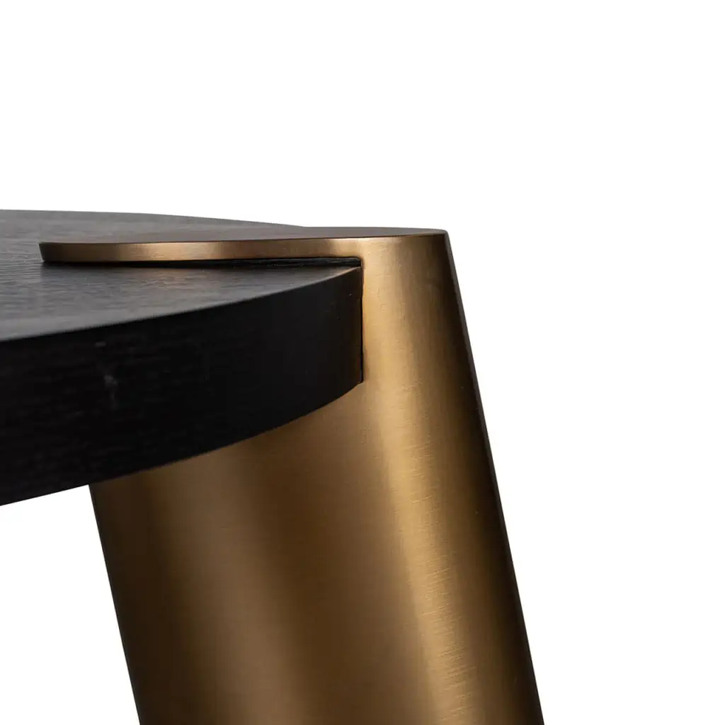 - Salontafel Brody charcoal 100Ø