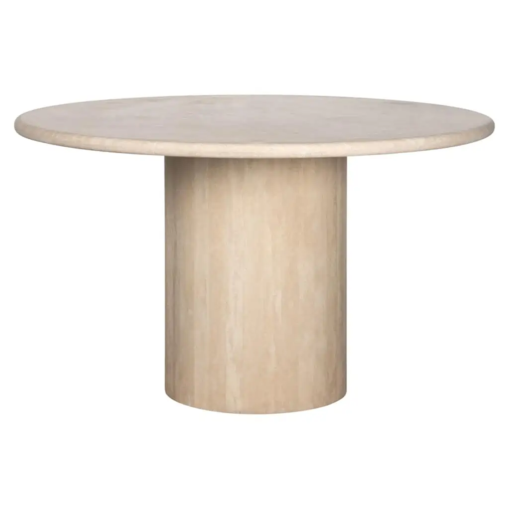 - Eettafel Renaissance beige 130Ø