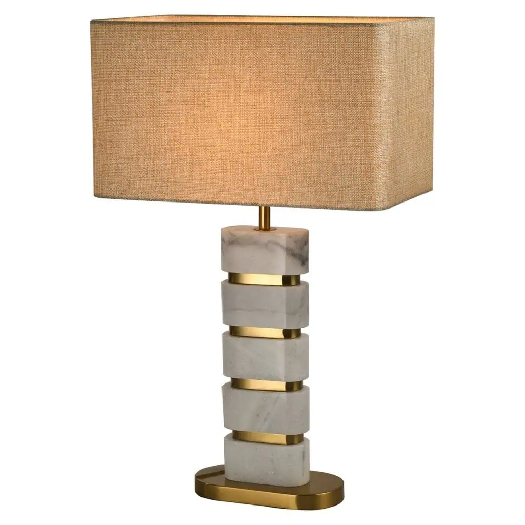 - Tafellamp Lenore incl. lampenkap (Gold)