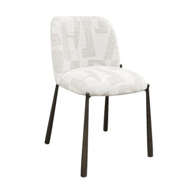 - Chaises de salle à manger Lana beige graffic set de 2)Beige graffic)