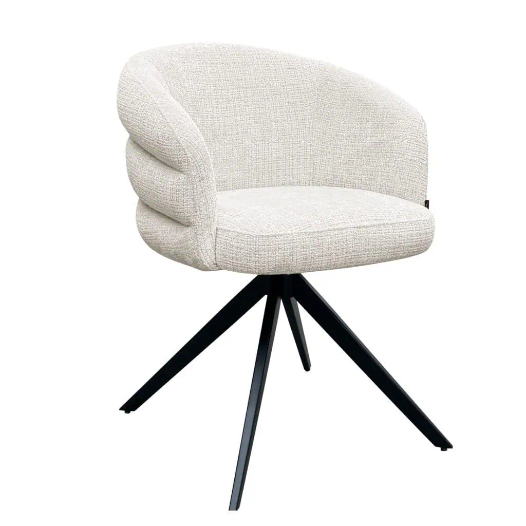 - Draaistoel Serenity beige chenille (Niagara 902 beige Chenille)