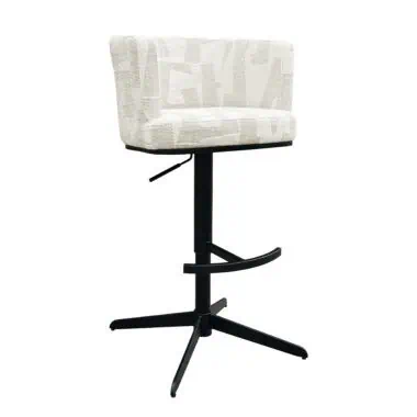 - Bar/counterstoel Cheyenne beige graffic (Beige graffic)