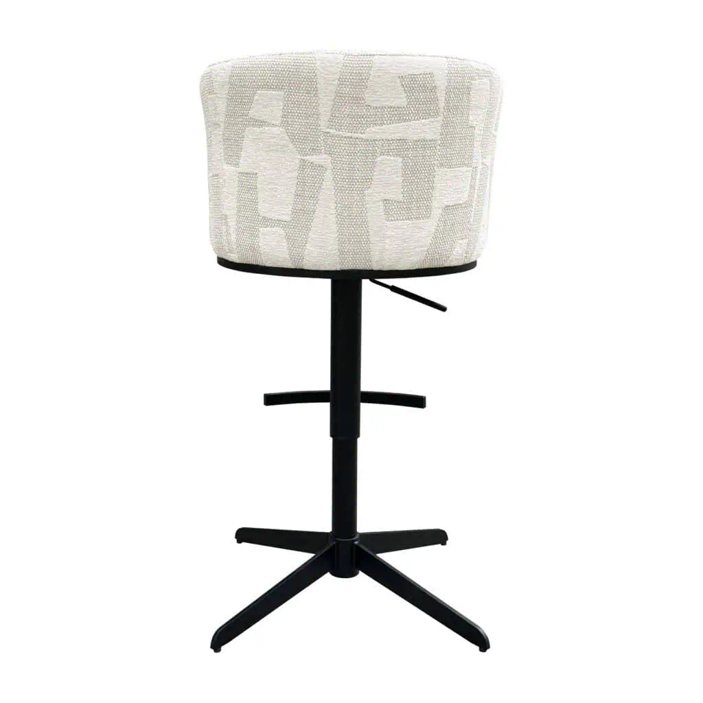 - Bar/counterstoel Cheyenne beige graffic (Beige graffic)