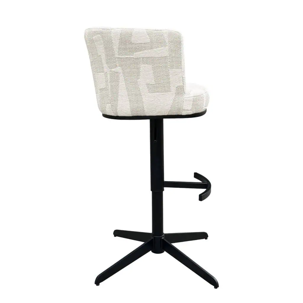 - Bar/counterstoel Cheyenne beige graffic (Beige graffic)