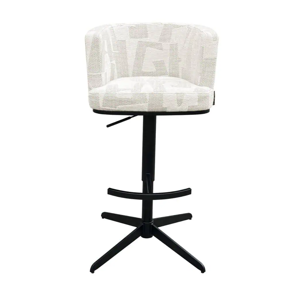 - Bar/counterstoel Cheyenne beige graffic (Beige graffic)