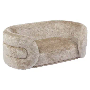 - Huisdierenbed Bingo taupe chenille (Bergen 104 taupe chenille)