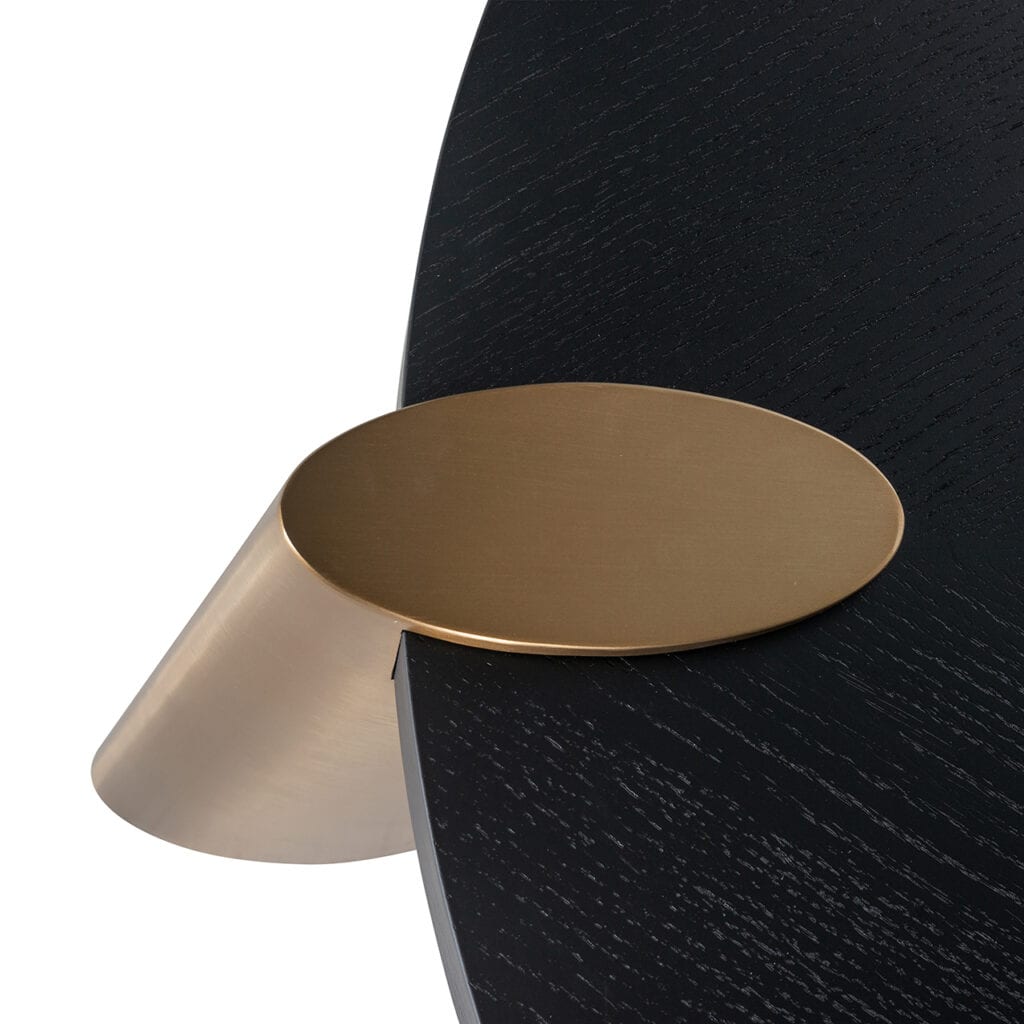 - Salontafel Brody 100Ø (Charcoal)
