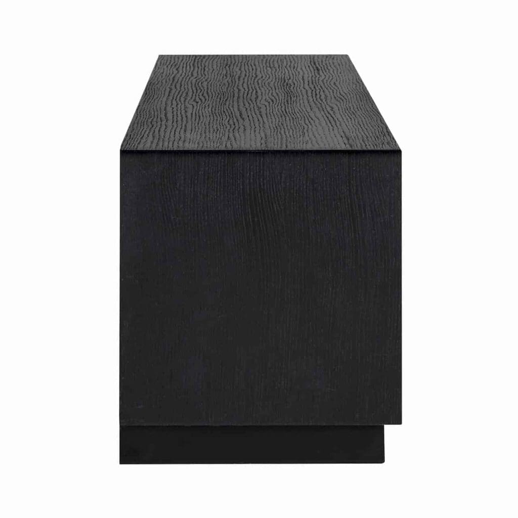 Anrichte Oakura - TV- 3-Schublade (Schwarz)
