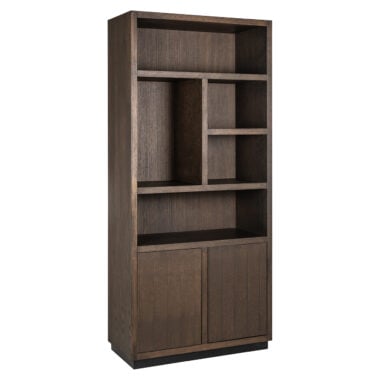- Bookcase Oakura 2-doors (Brown)