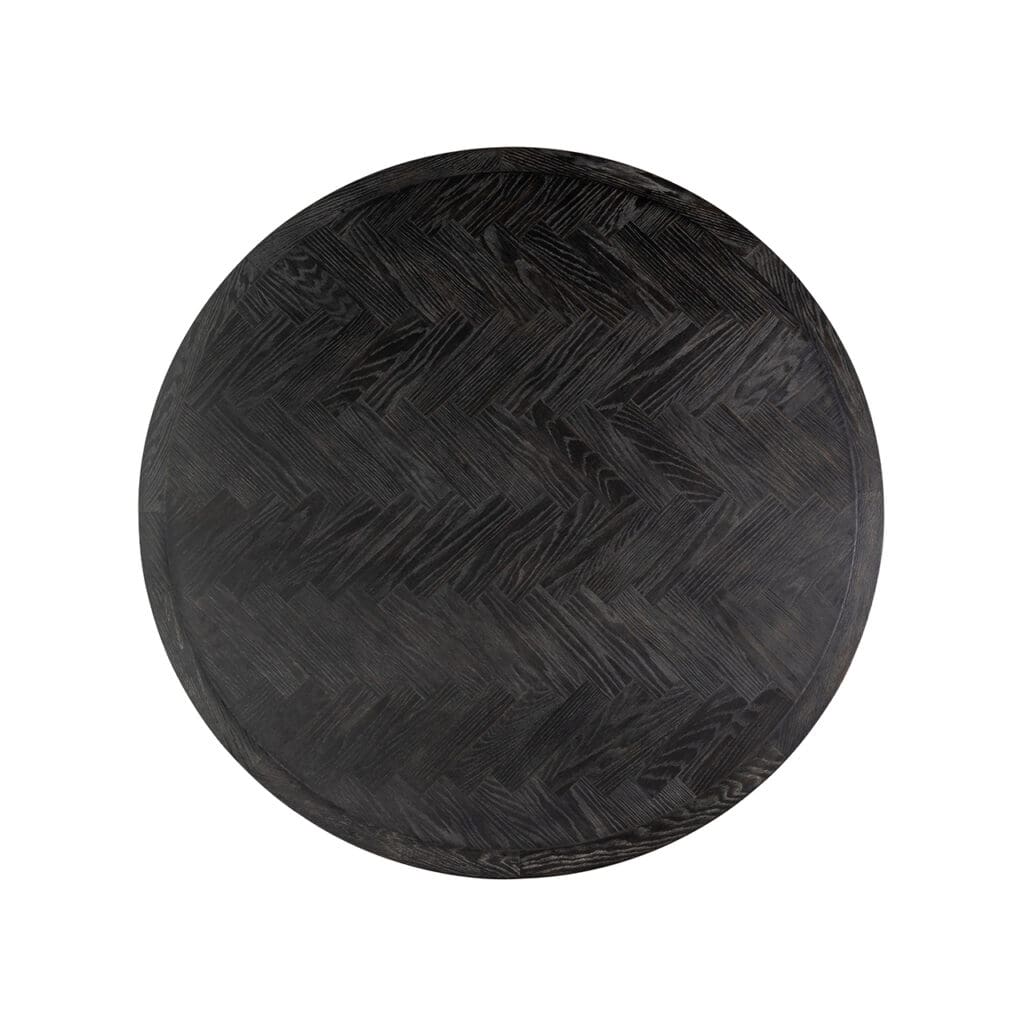 - Eettafel Blackbone brass 140Ø (Black rustic)