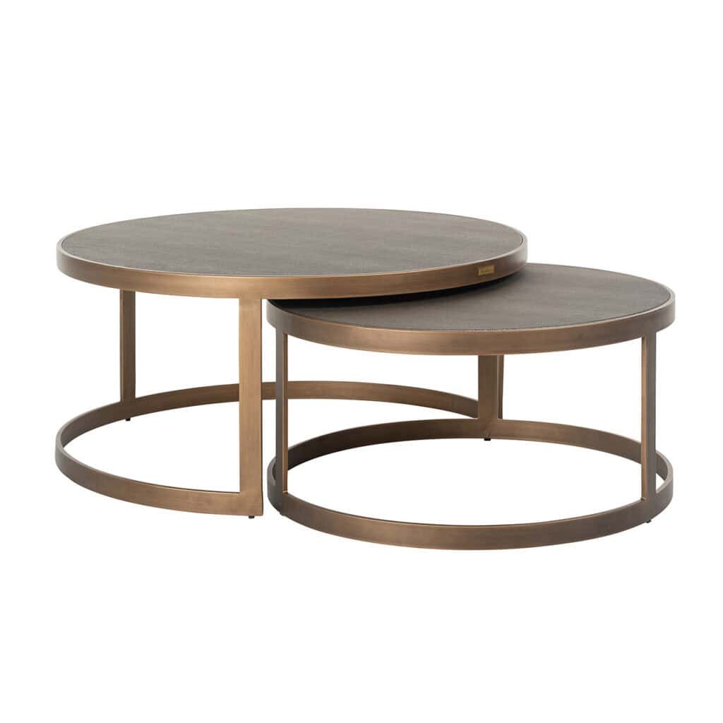 Table de salon Bloomville set de 2 - (Or)