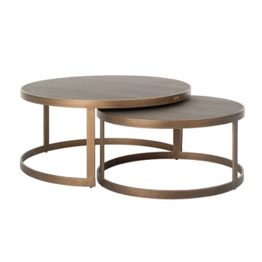 - Salontafel Bloomville set van 2 (Gold)