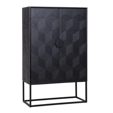 - Présentoir Blax 2-portes (Noir)