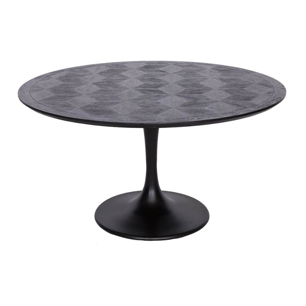 - Table à dîner Blax 140Ø (Noir)
