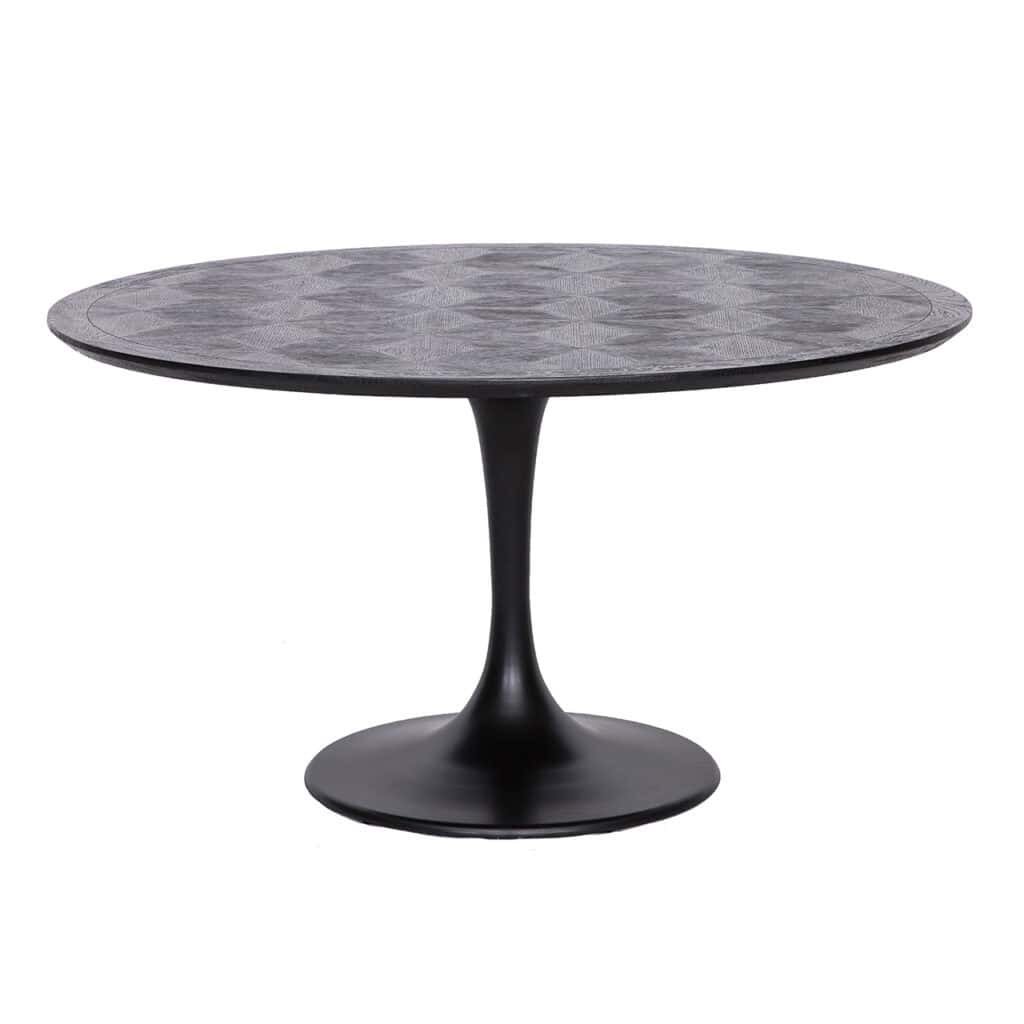 - Table à dîner Blax 140Ø (Noir)