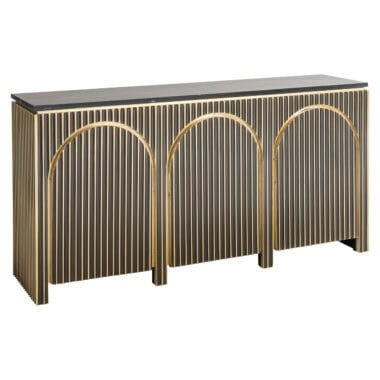 - Sideboard Les Arcs 3-door (Brushed Gold)