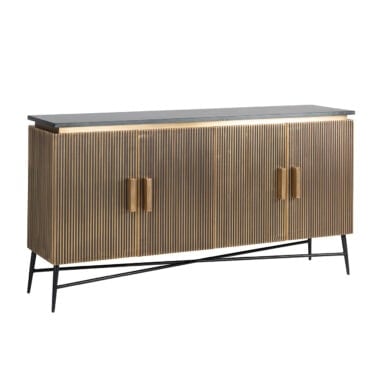 - Dressoir Ironville 4-deuren (Gold)
