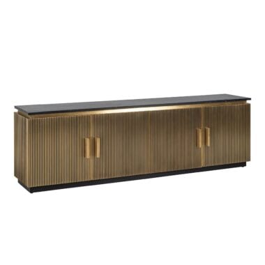 - TV-dressoir Ironville 4-deuren (Gold)