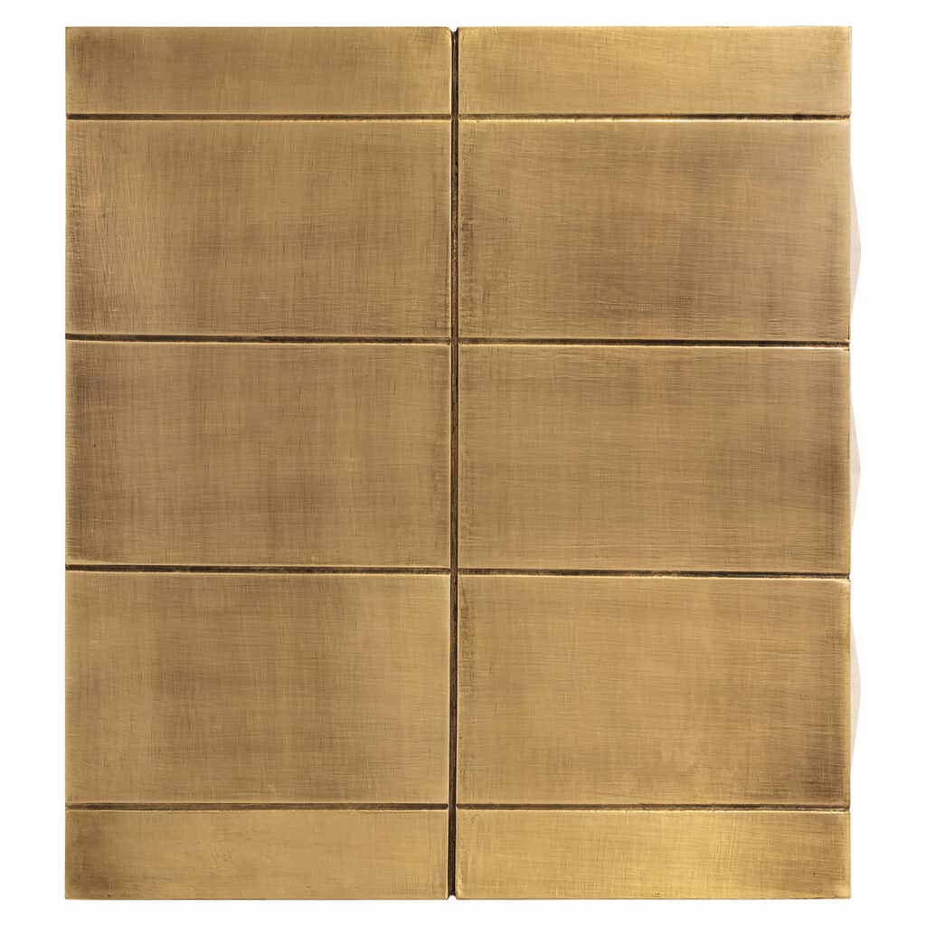 - Nachtkast Collada 3-laden (Brushed Gold)