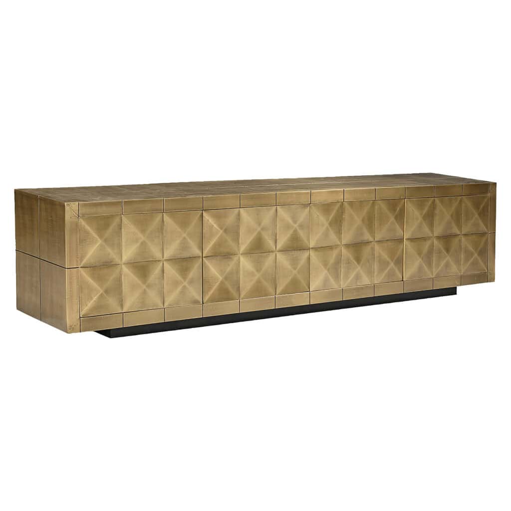 Collada Brushed - Buffet TV 4 portes ( Gold )