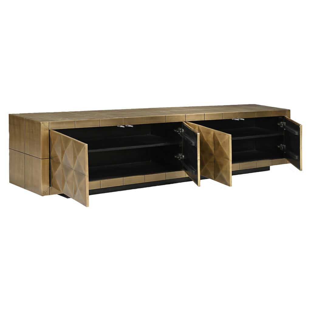 Collada Brushed - Buffet TV 4 portes ( Gold )