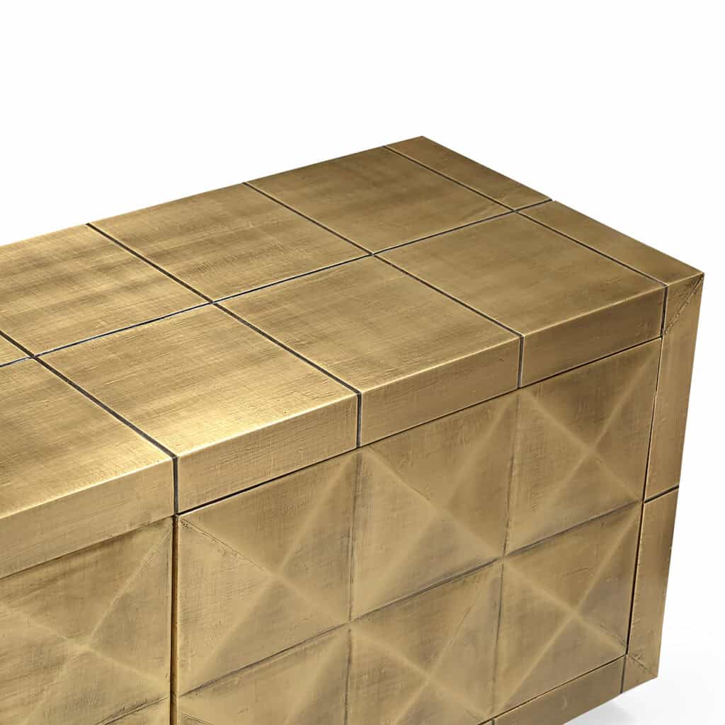 Collada Brushed - Buffet TV 4 portes ( Gold )