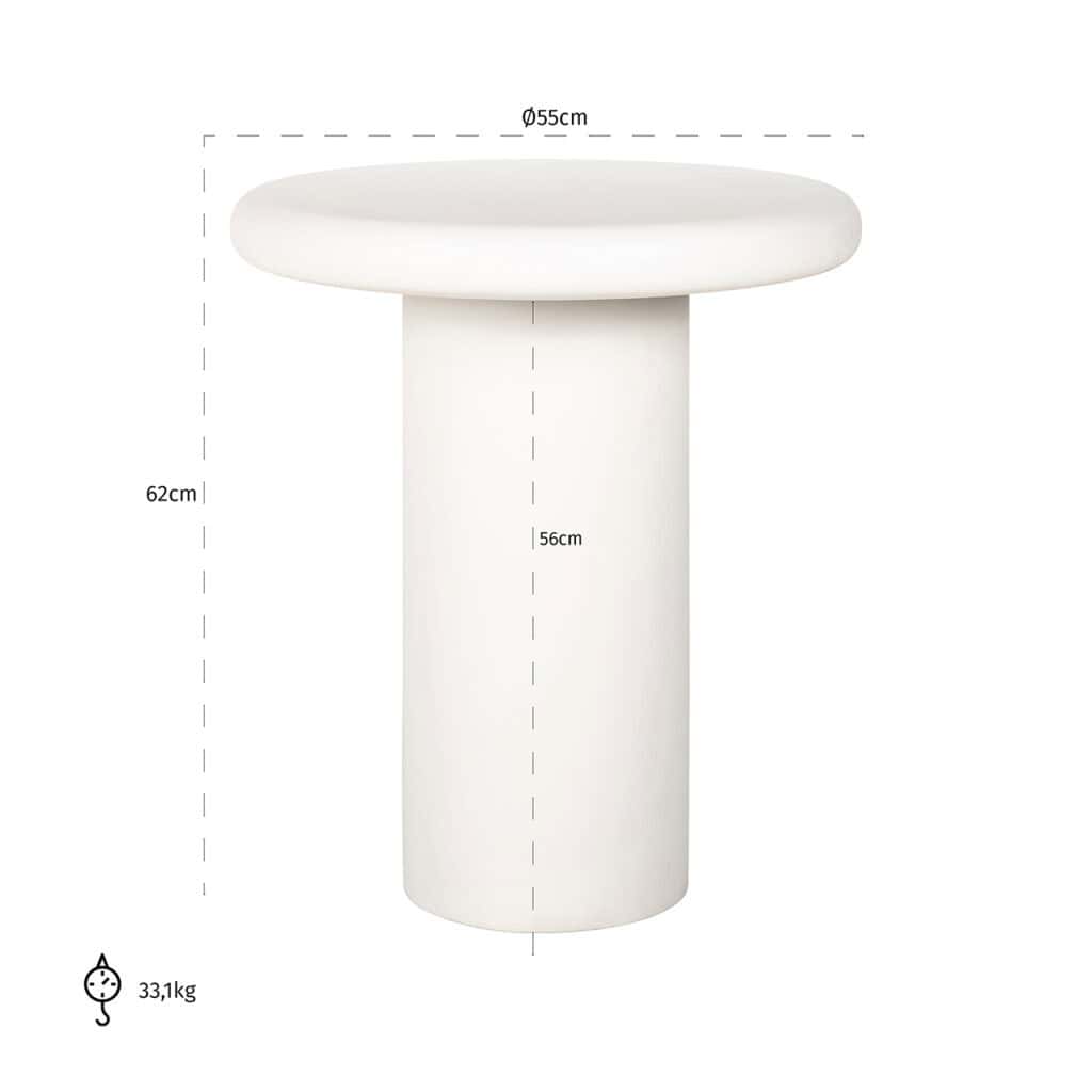 - Bijzettafel Bloomstone
