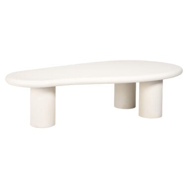 Table de salon Bloomstone - 160x80 (blanc)