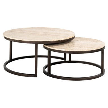 - Salontafel Avalon set van 2 (Bronze)