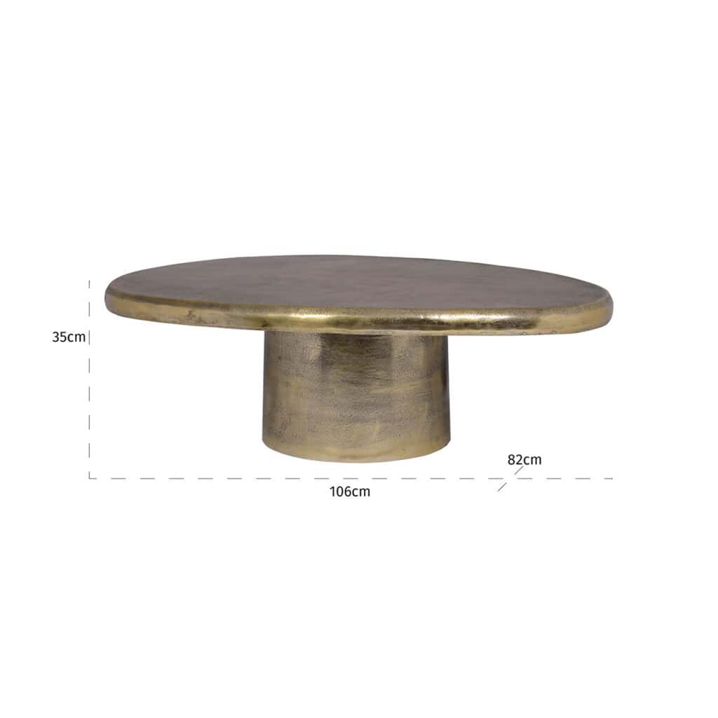 - Salontafel Pulitzer (Brushed Gold)