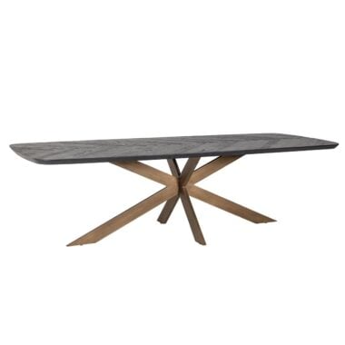 - Eettafel Hayley 280 (Dark coffee)
