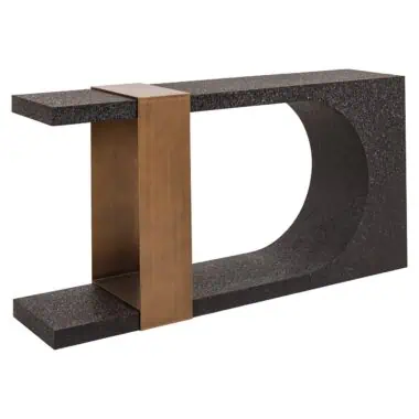 - Wandtafel Bazel (Black/gold)
