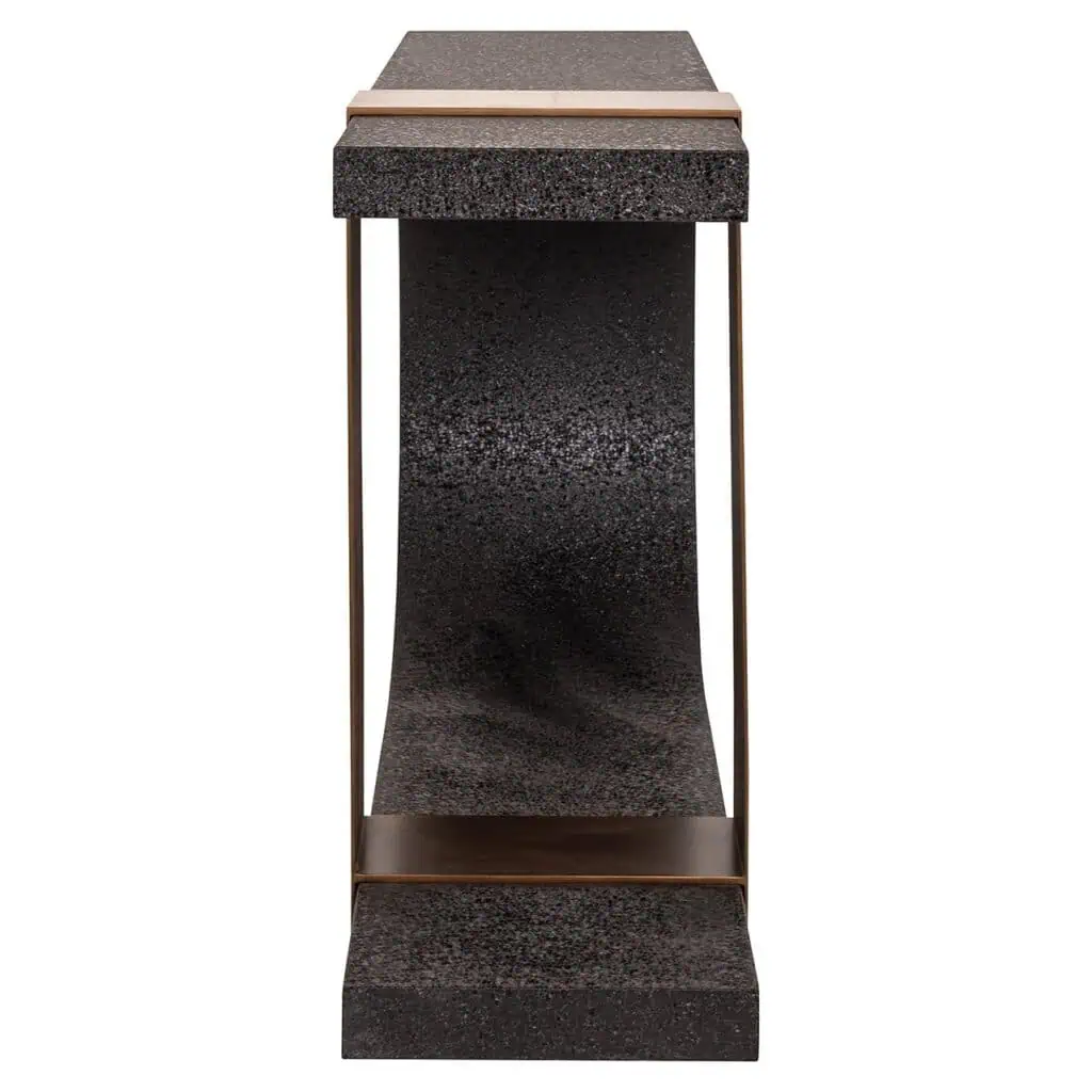 - Wandtafel Bazel (Black/gold)