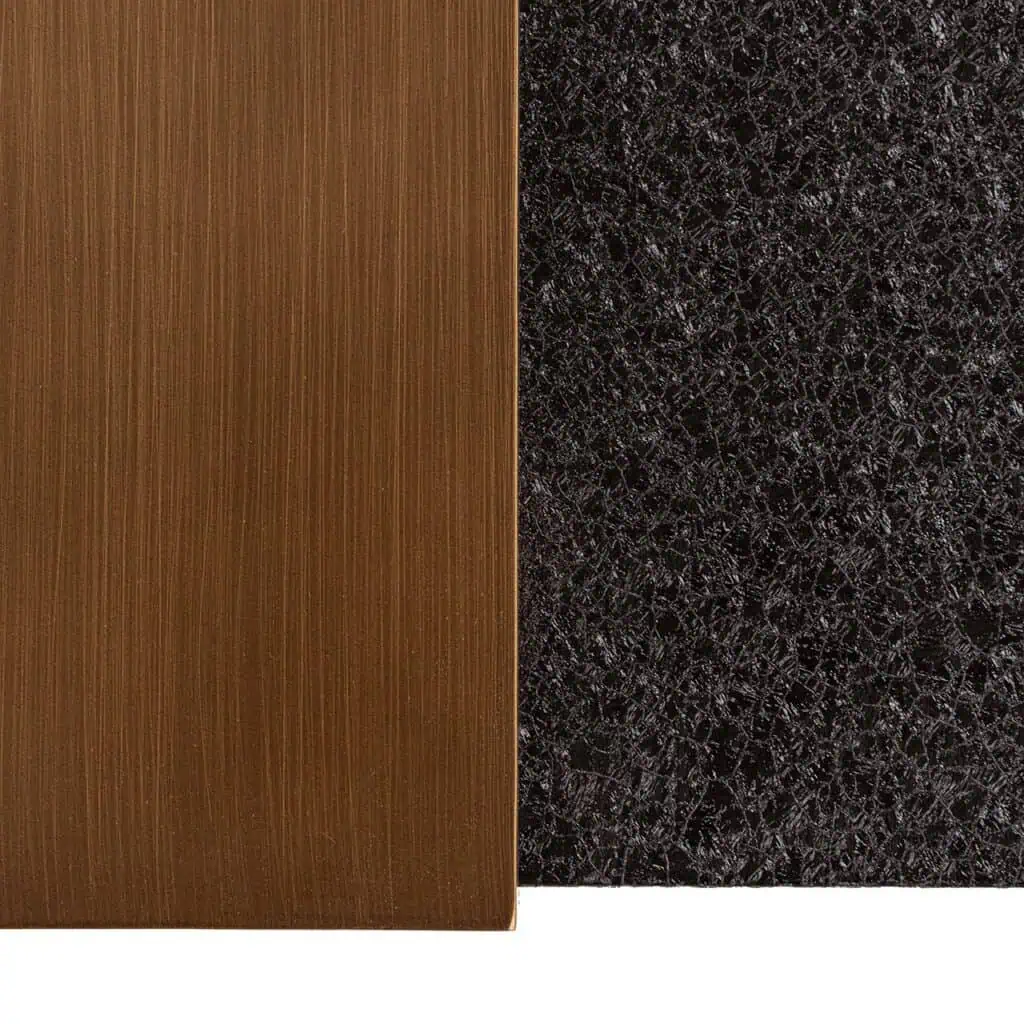 - Wandtafel Bazel (Black/gold)